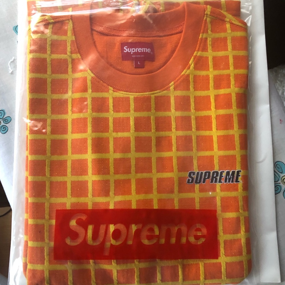 Supreme Grid Jacquard Tee